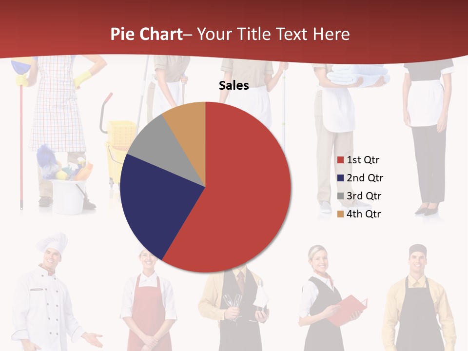 Isolated Manager Woman PowerPoint Template