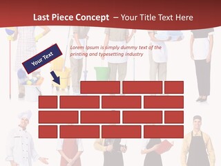 Isolated Manager Woman PowerPoint Template