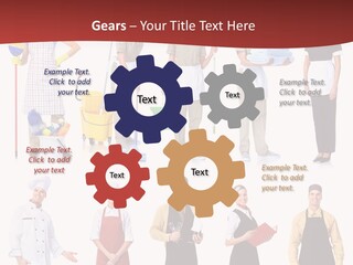 Isolated Manager Woman PowerPoint Template