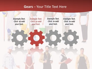 Isolated Manager Woman PowerPoint Template
