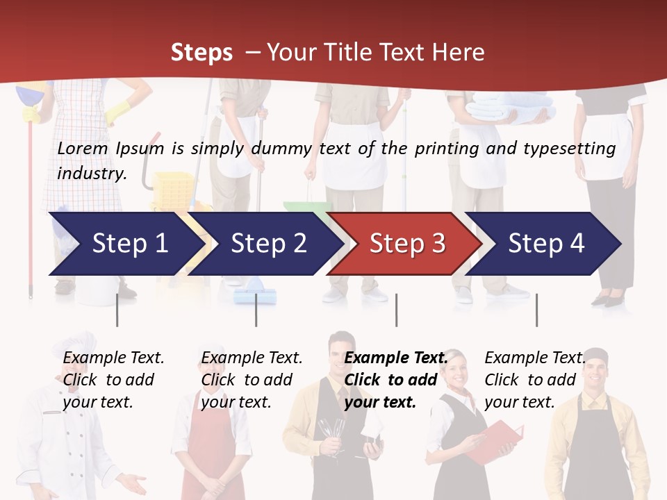 Isolated Manager Woman PowerPoint Template