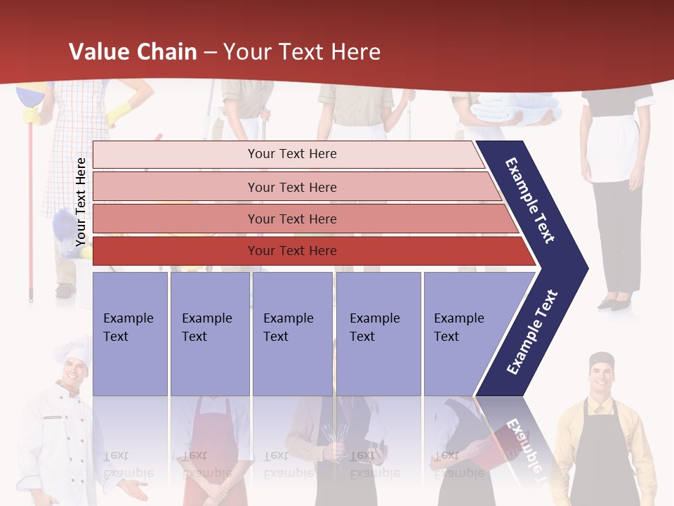 Isolated Manager Woman PowerPoint Template