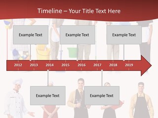 Isolated Manager Woman PowerPoint Template