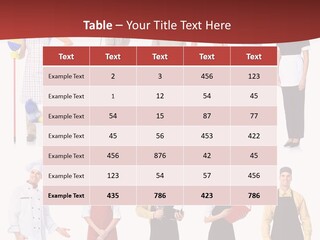 Isolated Manager Woman PowerPoint Template
