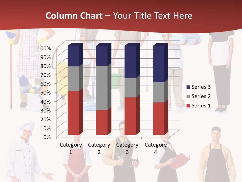 Isolated Manager Woman PowerPoint Template
