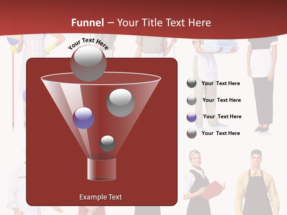 Isolated Manager Woman PowerPoint Template