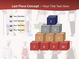 Isolated Manager Woman PowerPoint Template