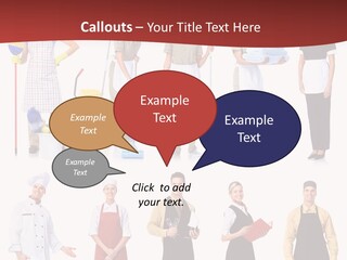 Isolated Manager Woman PowerPoint Template