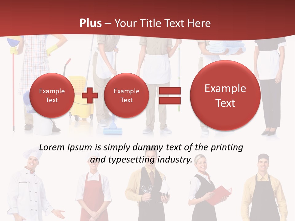 Isolated Manager Woman PowerPoint Template