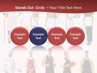 Isolated Manager Woman PowerPoint Template