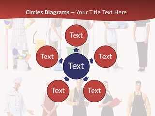 Isolated Manager Woman PowerPoint Template