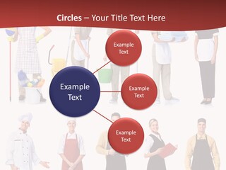 Isolated Manager Woman PowerPoint Template