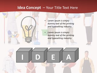 Isolated Manager Woman PowerPoint Template