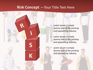 Isolated Manager Woman PowerPoint Template