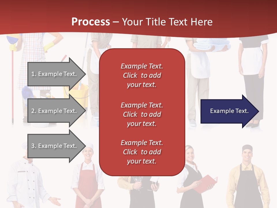 Isolated Manager Woman PowerPoint Template