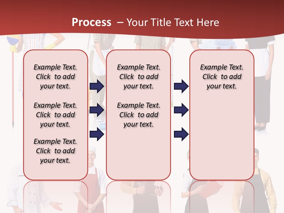 Isolated Manager Woman PowerPoint Template