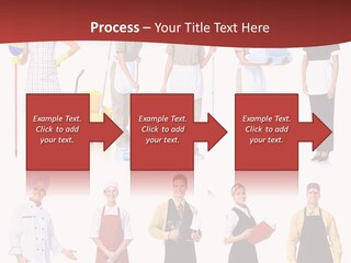 Isolated Manager Woman PowerPoint Template
