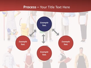 Isolated Manager Woman PowerPoint Template
