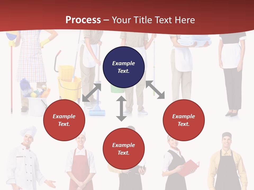 Isolated Manager Woman PowerPoint Template