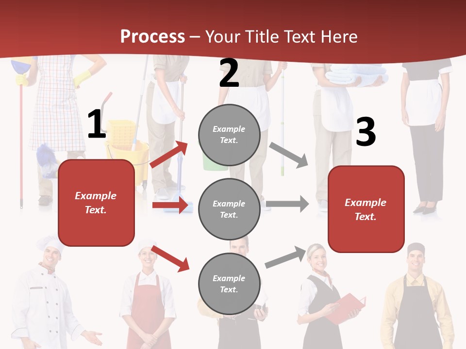Isolated Manager Woman PowerPoint Template