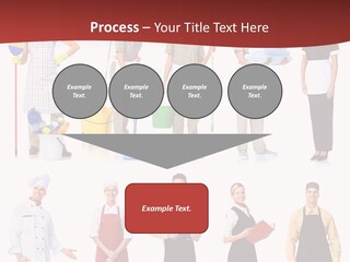 Isolated Manager Woman PowerPoint Template