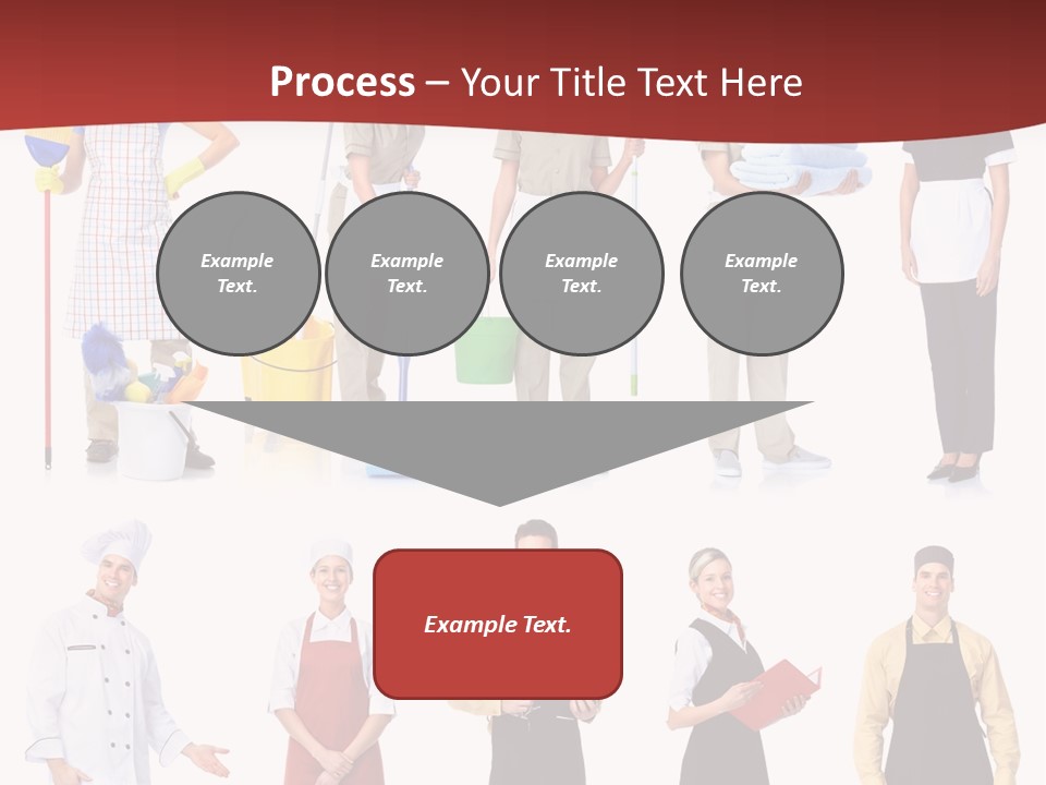 Isolated Manager Woman PowerPoint Template