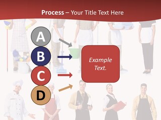Isolated Manager Woman PowerPoint Template