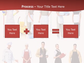Isolated Manager Woman PowerPoint Template