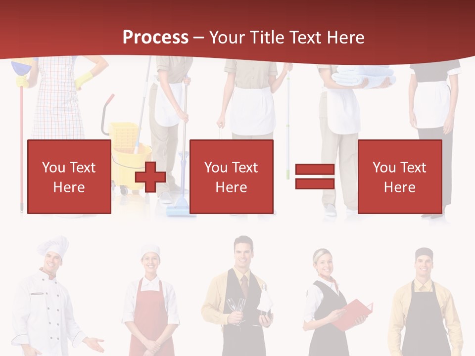 Isolated Manager Woman PowerPoint Template