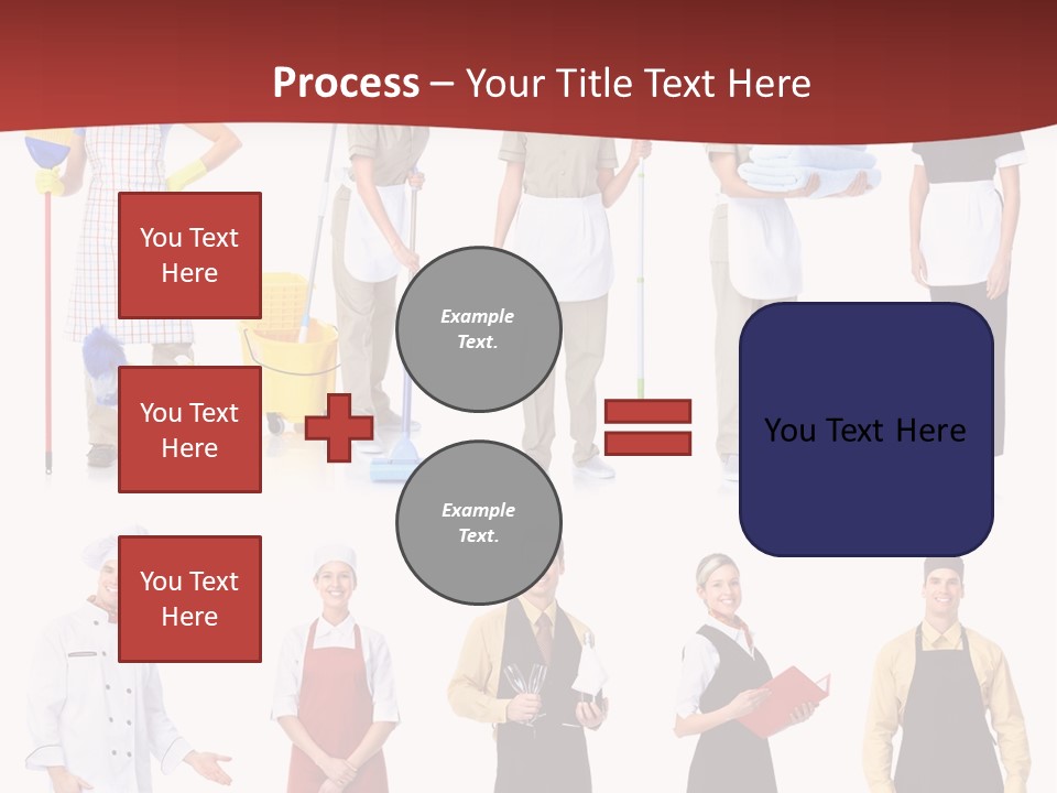 Isolated Manager Woman PowerPoint Template