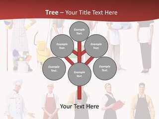 Isolated Manager Woman PowerPoint Template