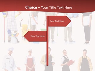 Isolated Manager Woman PowerPoint Template