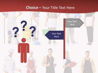 Isolated Manager Woman PowerPoint Template