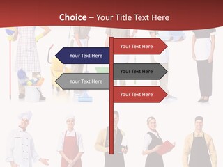Isolated Manager Woman PowerPoint Template