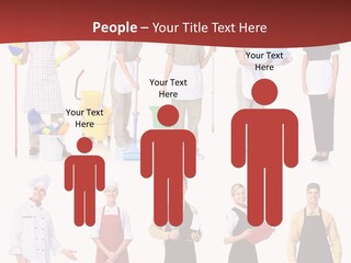 Isolated Manager Woman PowerPoint Template