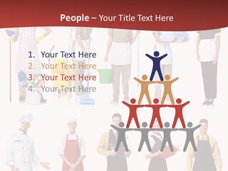 Isolated Manager Woman PowerPoint Template