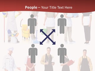 Isolated Manager Woman PowerPoint Template