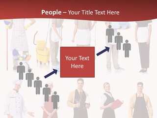 Isolated Manager Woman PowerPoint Template