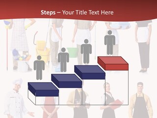 Isolated Manager Woman PowerPoint Template