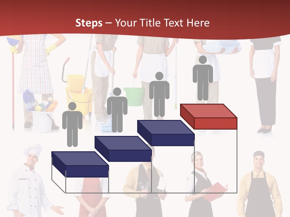 Isolated Manager Woman PowerPoint Template