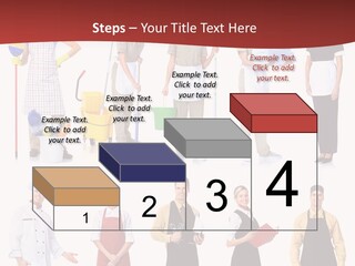 Isolated Manager Woman PowerPoint Template