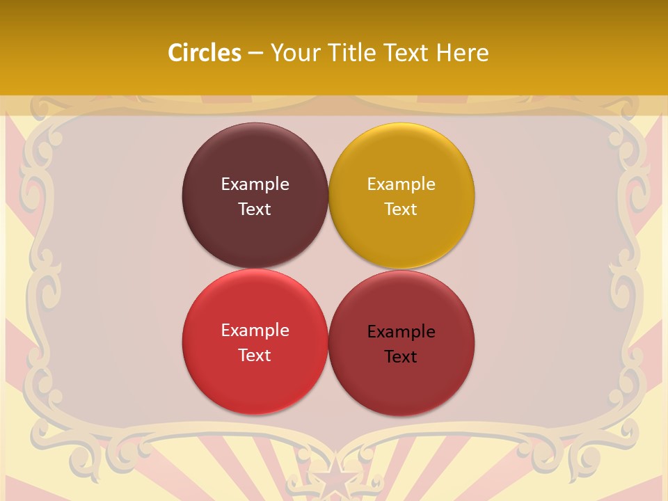 Light Theater Carnival PowerPoint Template