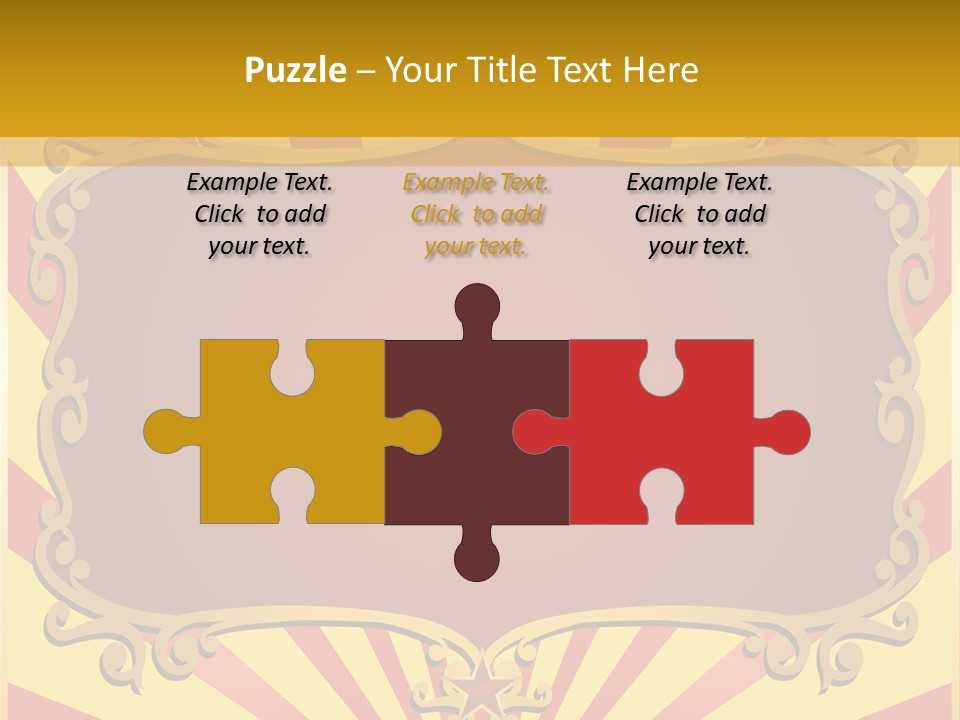 Light Theater Carnival PowerPoint Template