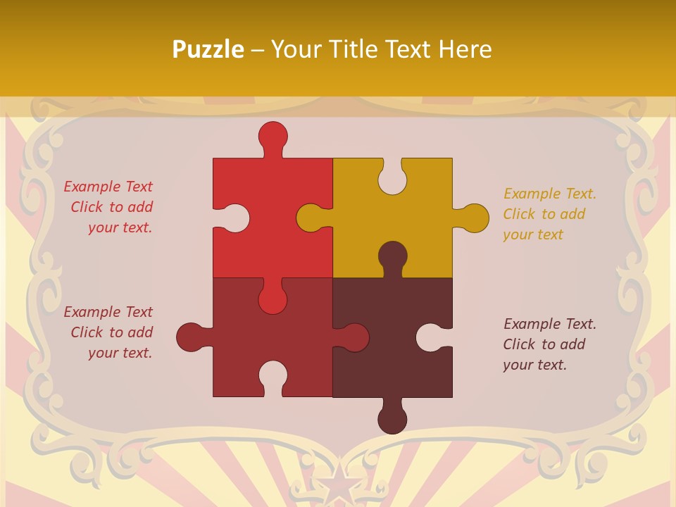 Light Theater Carnival PowerPoint Template