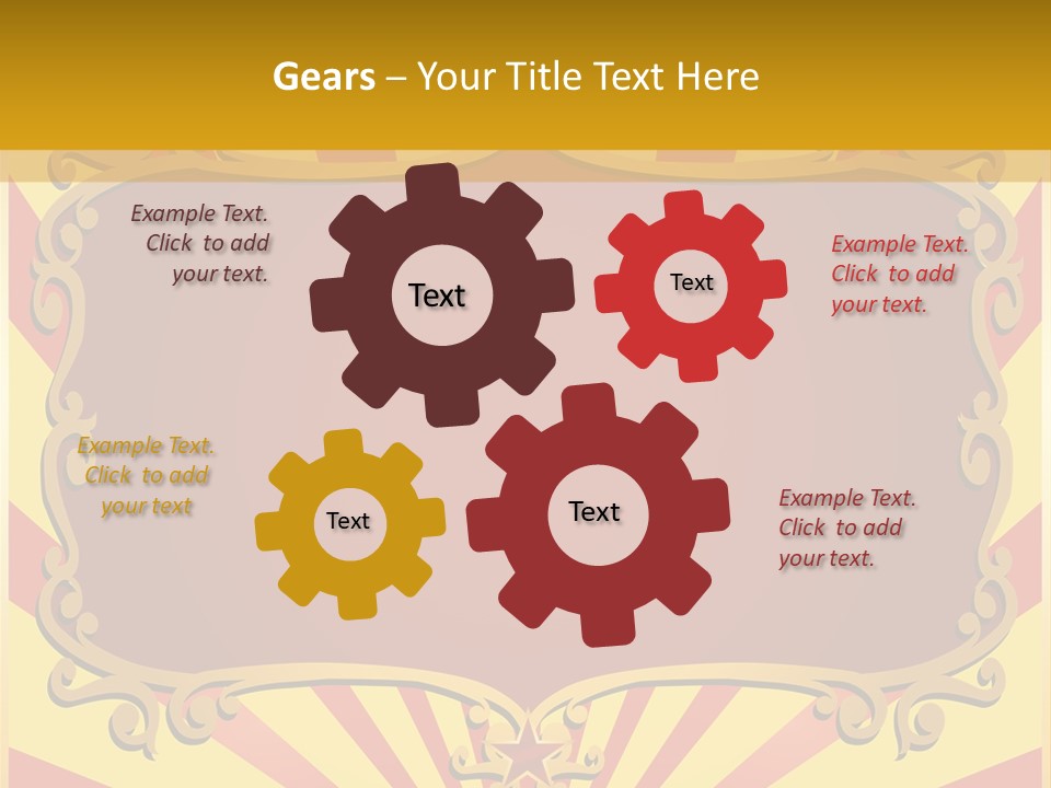 Light Theater Carnival PowerPoint Template