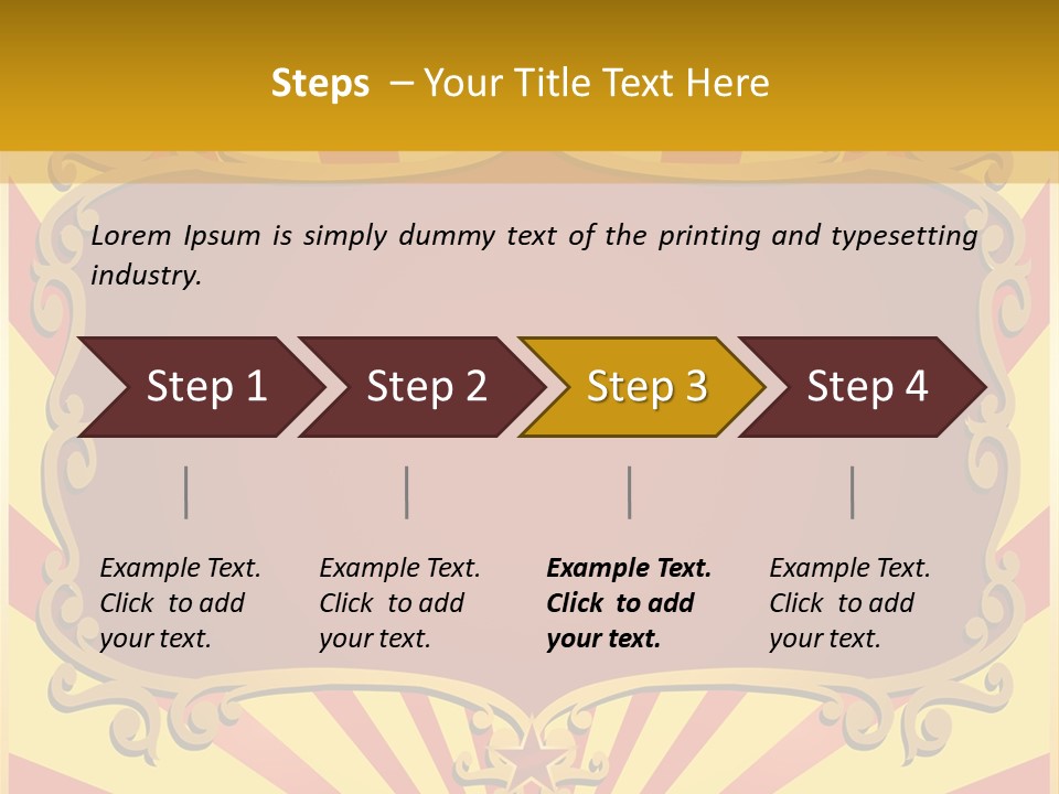 Light Theater Carnival PowerPoint Template