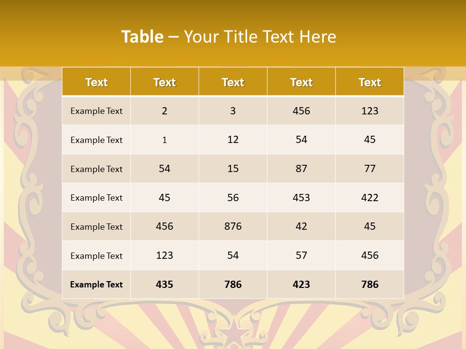 Light Theater Carnival PowerPoint Template
