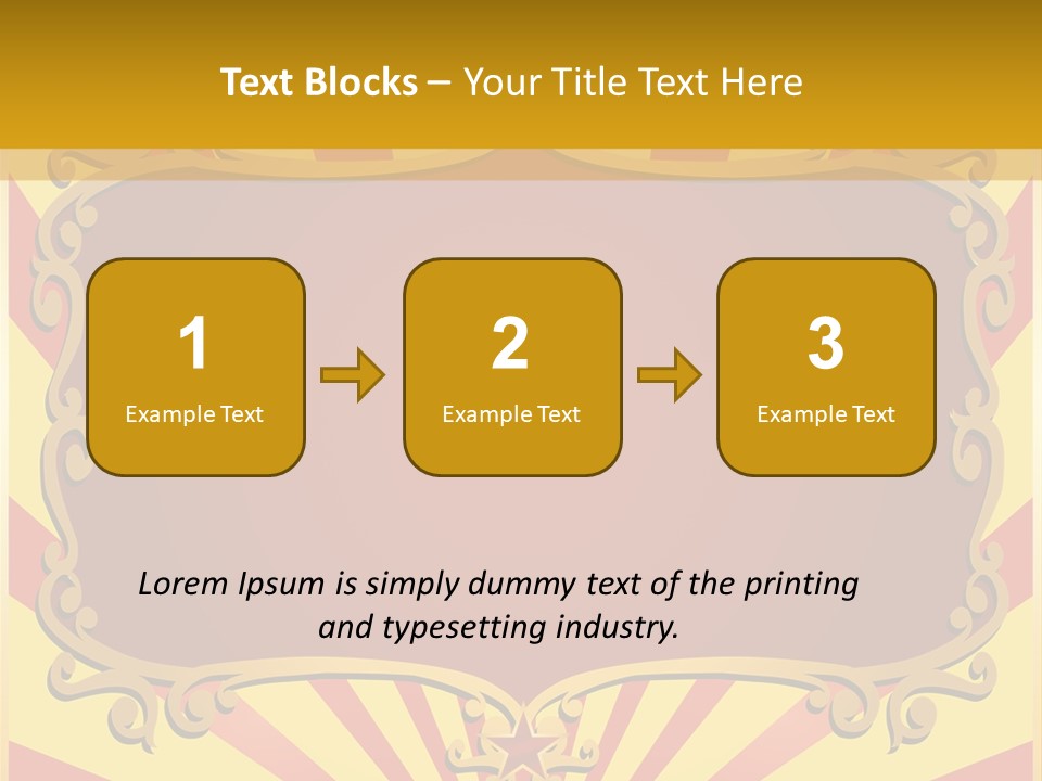 Light Theater Carnival PowerPoint Template