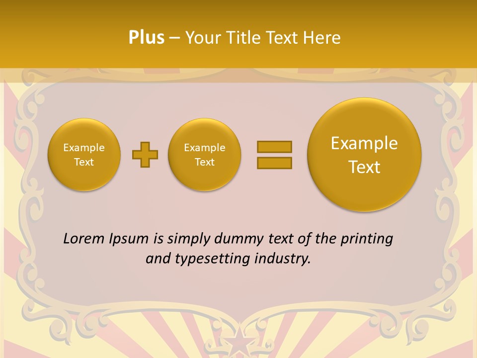 Light Theater Carnival PowerPoint Template