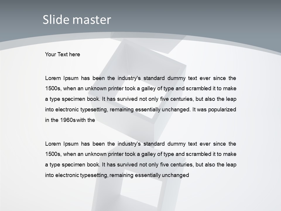 White Open Empty PowerPoint Template